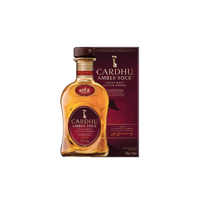 Whisky "Cardhu Amber Rock" Single Malt 40° Ecosse en étui